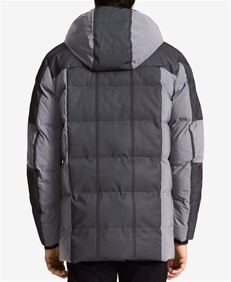 calvin klein reflective puffer jacket.